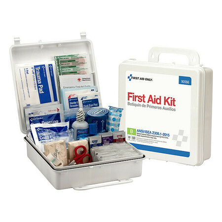 ZORO SELECT First Aid Kit, Plastic, 50 Person 54762