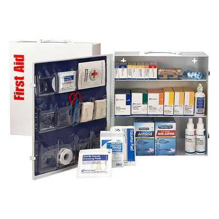 FIRST AID ONLY First Aid Kit w/House, 670pcs, 16x15", WHT 91339