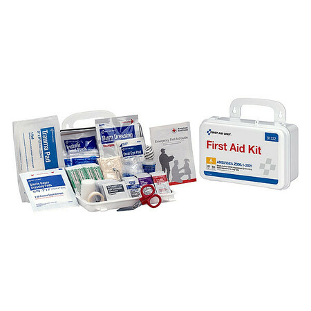 First Aid Only First Aid Kit w/House, 76pcs, 8x5", WHT 91322