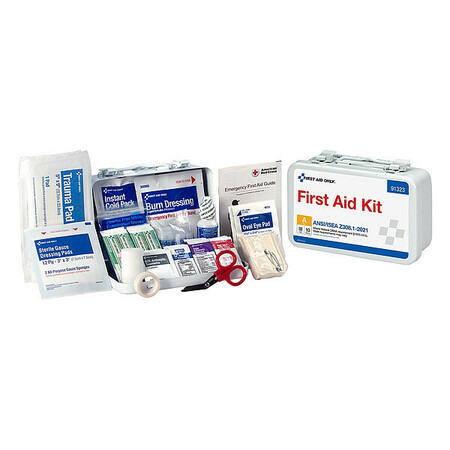 FIRST AID ONLY First Aid Kit w/House, 76pcs, 8x5", WHT 91323