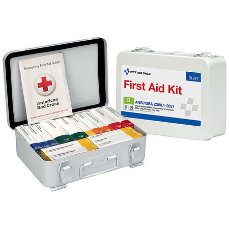 FIRST AID ONLY First Aid Kit w/House, 83pcs, 9x6", WHT 91348