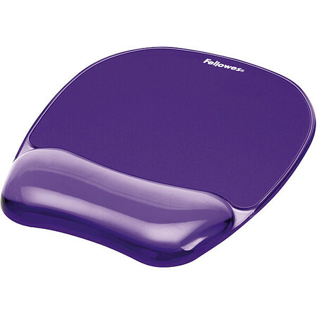 Fellowes Mousepad w/Wrist Support, Purple 91441