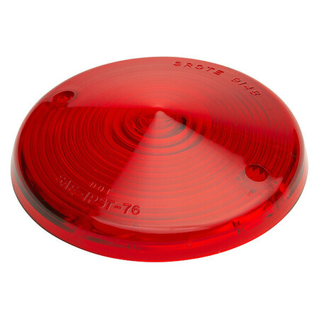 GROTE Replacement Lens, Round, Red 91482