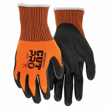 MCR SAFETY Coated Gloves, Finished, Knit, XL/10, PR 92724XL