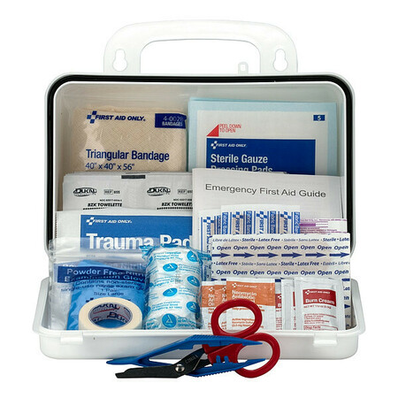 FIRST AID ONLY Bulk First Aid Kit, Plastic, 10 Person 9300-10P