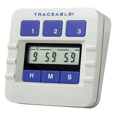 TRACEABLE Lab Timer, Display 1/4 In, LCD 5002