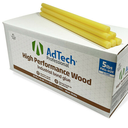 ADTECH Glue Stick, Tan, 1/2 in Dia, 10 in L, 85 PK 962-110-5