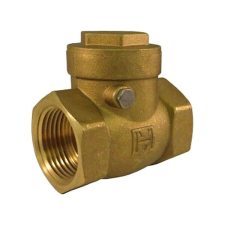 HAMMOND VALVE 3/4" FNPT Brass Swing Check Valve 967 3/4