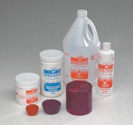 BRIGHT DYES Dye Tracer Powder, Fl Orange, 1 lb 105006