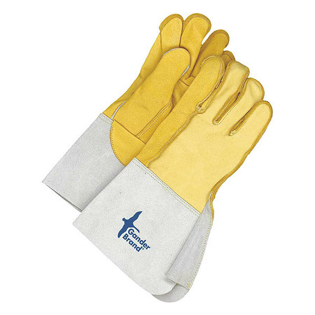 BDG Grain Leather Utility Glove Gauntlet Outseam Sewn Ruf Rigger, Size XL 64-1-1065C-12