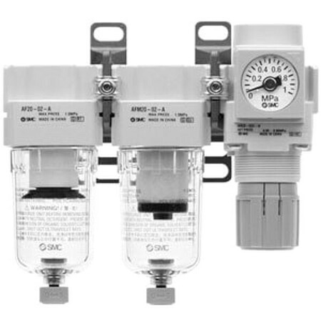 Smc Air Filter, Mist Separator and Regulator AC40C-03G-V-B
