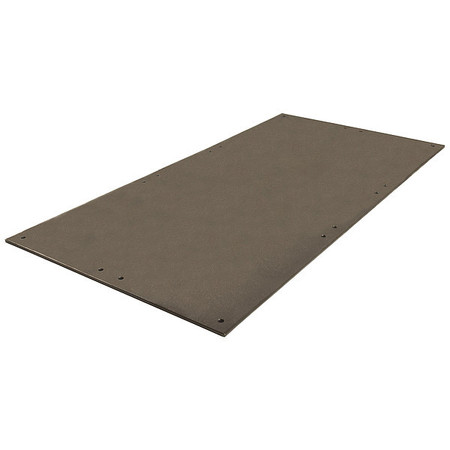 CHECKERS Ground Protection Mat, High Density Polyethylene, 8 ft Long x 4 ft Wide, 18/25 in Thick AM48S1