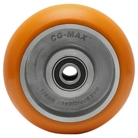 ALBION Caster Wheel, 4"x2", Orange AN0422808MAX