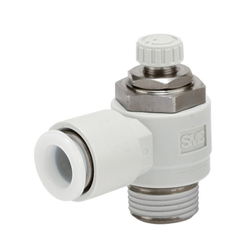 SMC Speed Control Valve, 6mm Tube, 3/8 In AS3201FG-03-06S