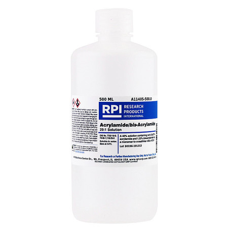 RPI Acrylamide/bis-Acryl 29:1 Solution, 500mL A11405-500.0