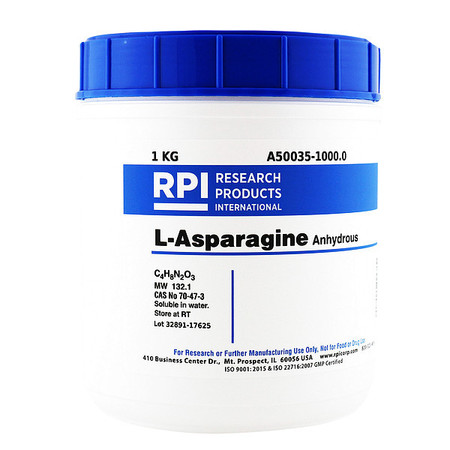 RPI L-Asparagine, Anhydrous, 1Kg A50035-1000.0