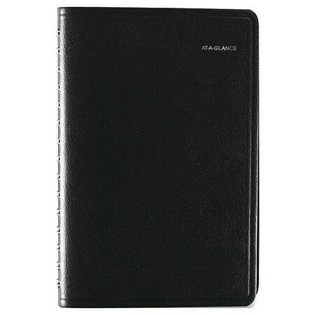 AT-A-GLANCE Planner, 4-7/8 x 8", Simulated Leather G100-00