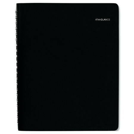 AT-A-GLANCE 7-7/8 x 11" Desk Calendar Refill, Black G560-00