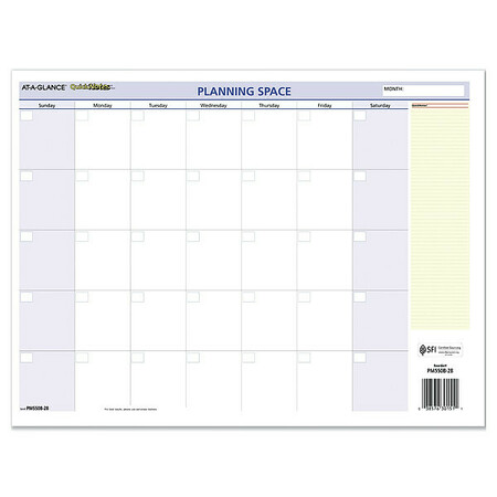 AT-A-GLANCE Mini Wall Planner, Erasable, 16x12 In. AAGPM550B28