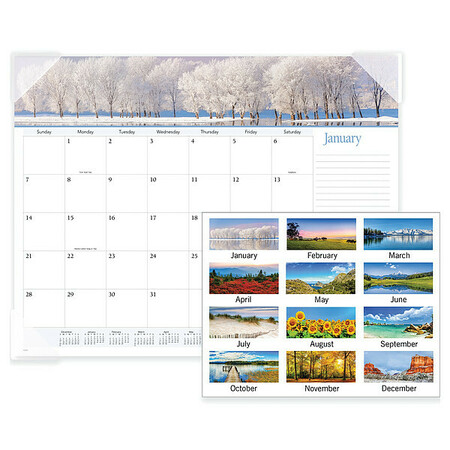 AT-A-GLANCE 22 x 17" Desk Calendar, Landscape 89802
