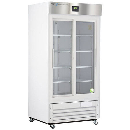 AMERICAN BIOTECH SUPPLY Laboratory Refrigerator, Wht, 81-3/4 in H ABT-HC-LP-33