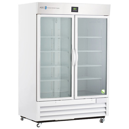 AMERICAN BIOTECH SUPPLY Laboratory Refrigerator, Wht, 81-3/4 in H ABT-HC-LP-49