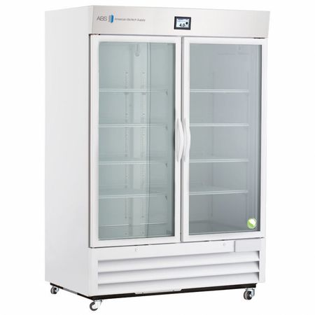 AMERICAN BIOTECH SUPPLY Laboratory Refrigerator, Wht, 81-3/4 in H ABT-HC-LP-49-TS
