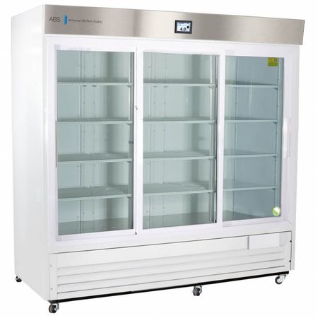 AMERICAN BIOTECH SUPPLY Laboratory Refrigerator, Wht, 81-3/4 in H ABT-HC-LP-69-TS