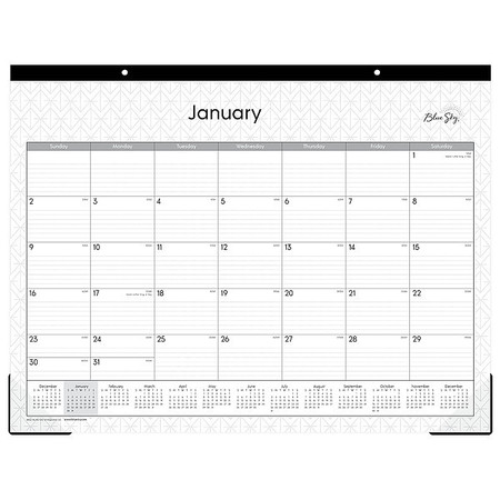 BLUE SKY Desk Pad, 22 x 17 ", 1 Month per Page BLS111294