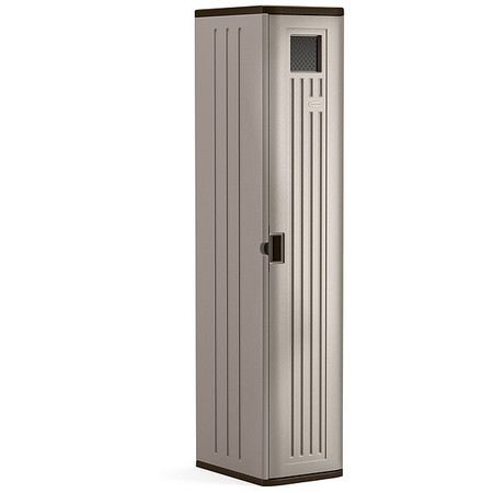 SUNCAST Plastic Storage Cabinet, 20"x72", Gray BMC5800