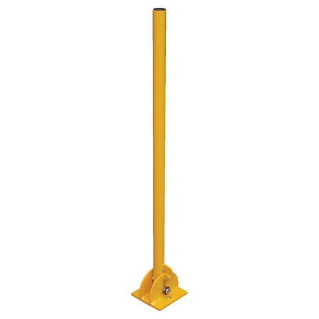 ZORO SELECT Flexible Bollard, Fold Down, 1-3/4", Yellow BOL-FD-36-Y