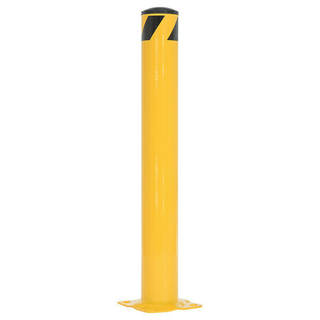Vestil Steel Pipe Safety Bollard, 36 x 4-1/2" BOL-36-4.5