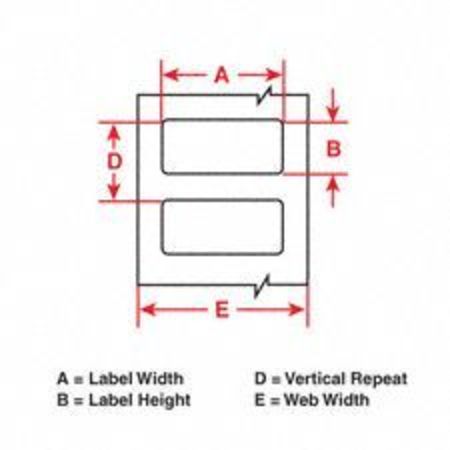 Brady White Polyester Wire Marker, THT-44-423-10 THT-44-423-10