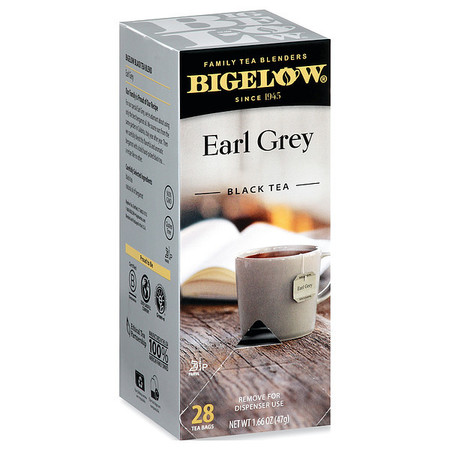 BIGELOW Tea, 1.66 oz Net Wt, Tea Bags, PK28 RCB003481