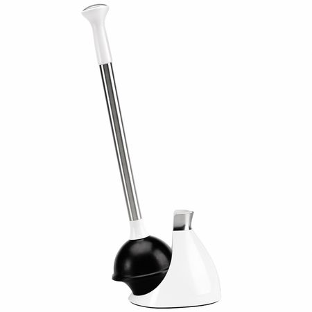 SIMPLEHUMAN Plunger & Caddy, 17 1/2 in Hand L, Flange BT1085