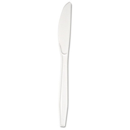 ZORO SELECT Disposable Knife, White, Heavy, PK1000 V01838