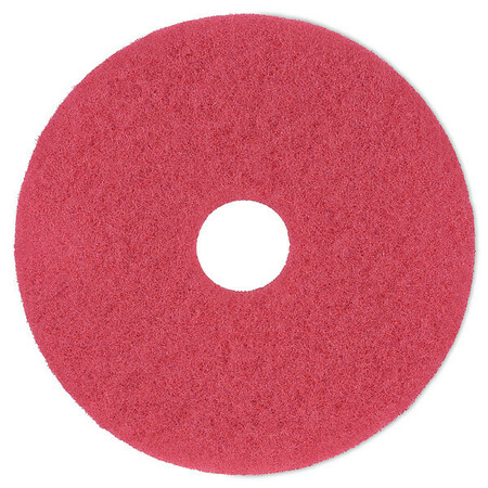 PREMIERE PADS Buffing Floor Pads, 16", Red, PK5 PAD 4016 RED