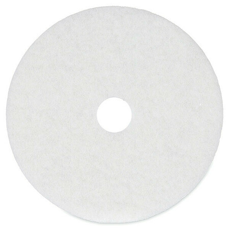 PREMIERE PADS Floor Pads, 20", White, PK5 PAD 4020 WHI