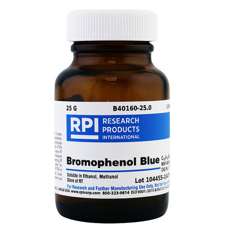 RPI Bromophenol Blue, ACS Grade, 25g B40160-25.0