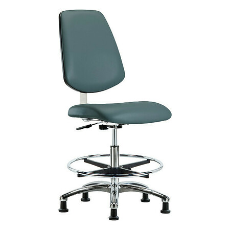 Blue Ridge Ergonomics Vin Med Ben Chair w/ Med Bk Gld Blu CL10 BR-CLR-VMBCH-MB-CR-CF-RG-8546