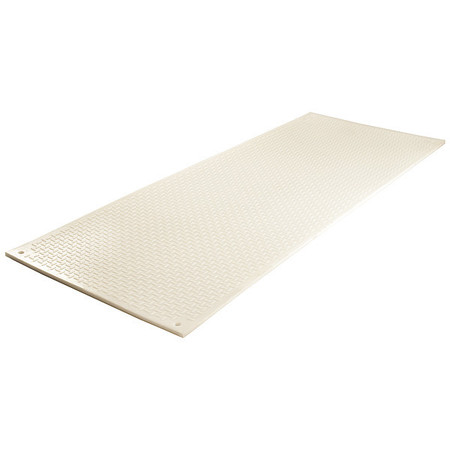 CHECKERS Ground Protection Mat, High Density Polyethylene, 8 ft Long x 3 ft Wide, 18/25 in Thick CV38