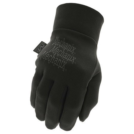 MECHANIX WEAR Glove Liners, Insulating, Black, S Size CWKBL-55-008