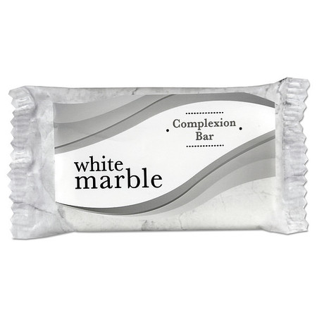 WHITE MARBLE BASICS Bar Soap, Fresh, 3/4, PK1000 DW06009