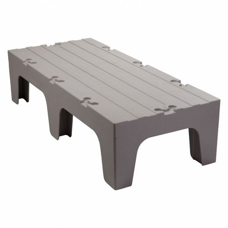 CAMBRO Dunnage Rack with Solid Shelves Top 60", 3000 lb. Capacity, Speckled Gray EADRS60480