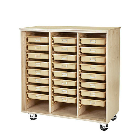 DIVERSIFIED WOODCRAFT Tote Storage Cabinet, Maple, 184 lb. MTTC-4824M