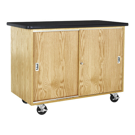 DIVERSIFIED WOODCRAFT Mobile Cabinet, Wood, 180 lb. 4102K