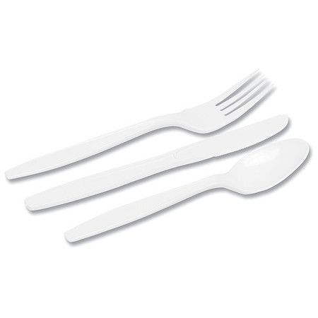 DIXIE Disposable Cutlery Combo, White, PK1008 DIX CM168