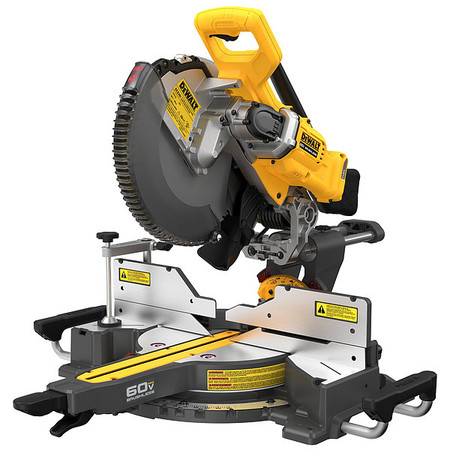 Dewalt Cordless Miter Saw, 12" Blade dia., 9.0Ah DCS781B