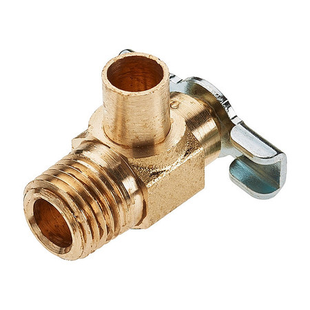 PARKER Bib Drain Ball Valve, Brass, 1/4 In DC607-4