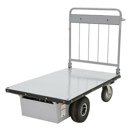 VESTIL Electric Cart, 28" x 48", with No Sides EMHC-2848-1